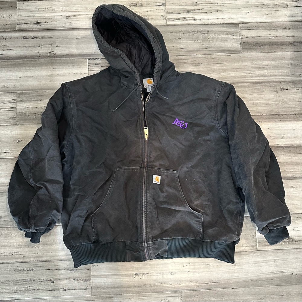 Abilene Christian university Carhartt canvas winter coat heavyweight size 3xl